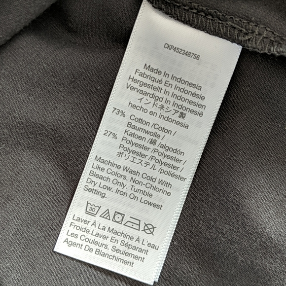 NWT Madewell Crepe Drop Shoulder Bubble-Sleeve Tee - Picture 5 of 5